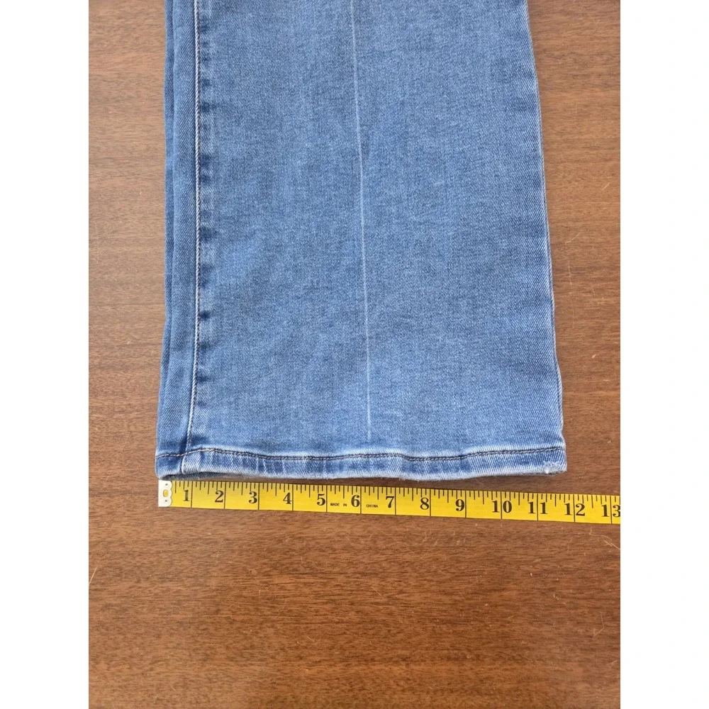 Lauren Conrad High Rise‎ Flare Jeans Sz 16 W Medium Light Wash
